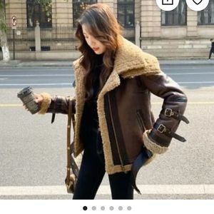 RAF B3 Leather & Shearling Bomber Jacket